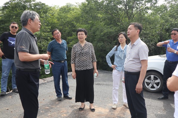 听取“江淮分水岭国家风景道”建设情况介绍.JPG